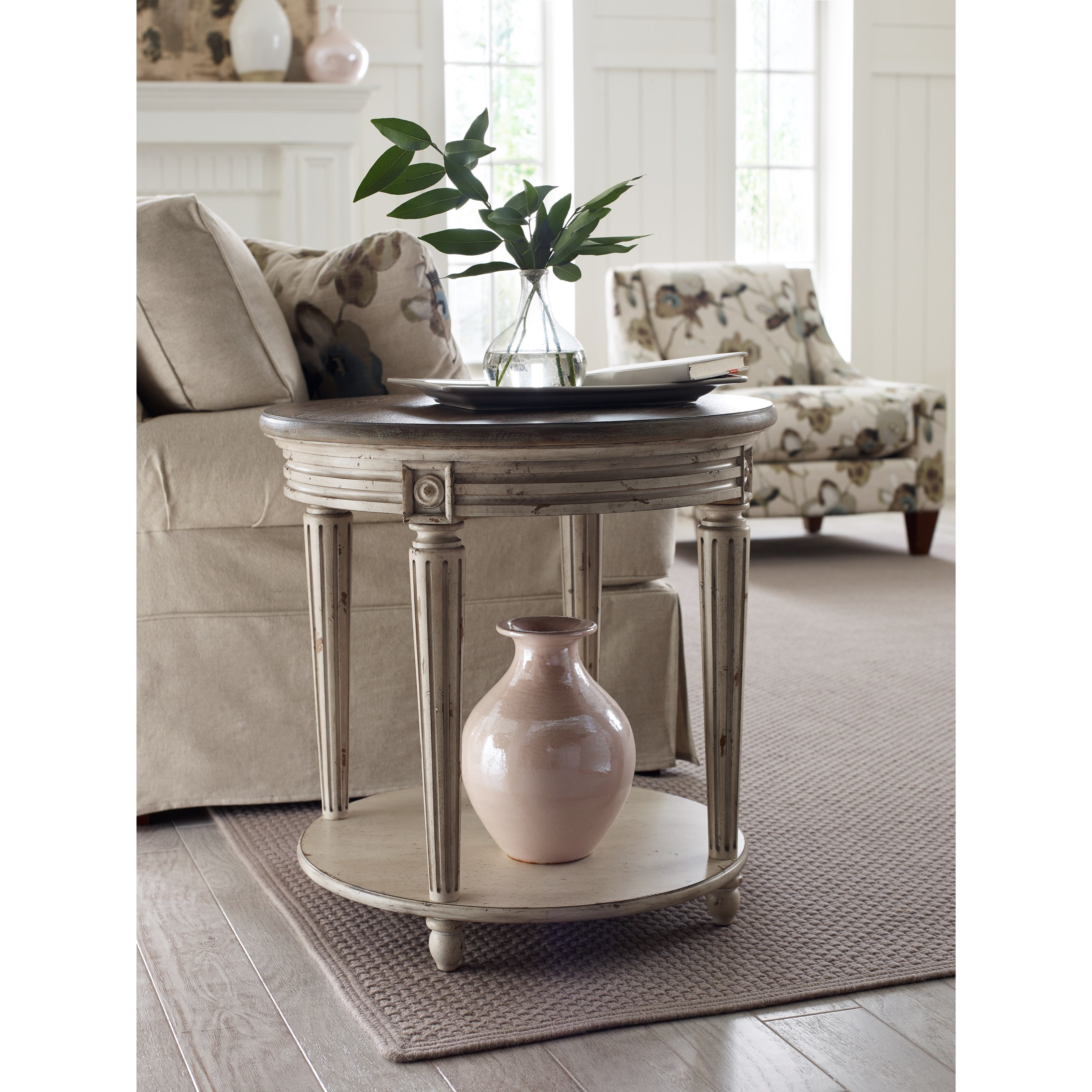 Distressed end tables discount for living room